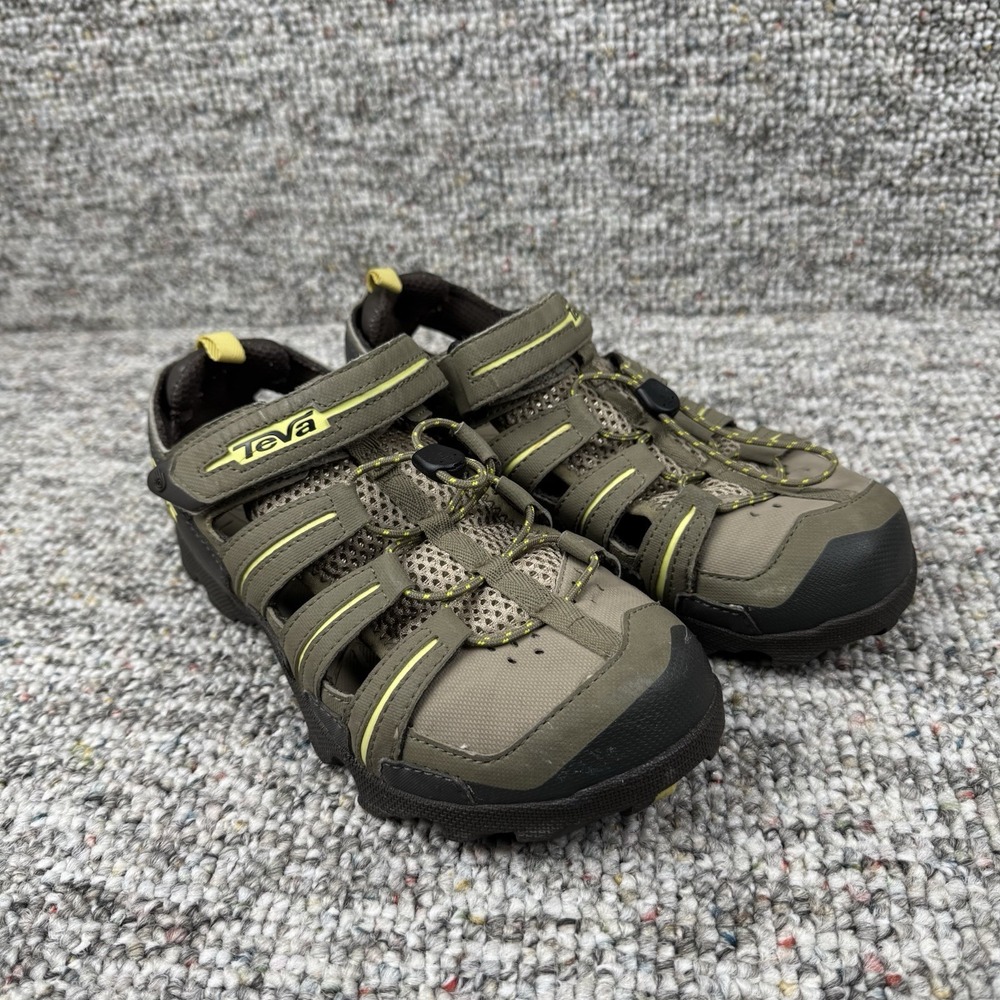 Teva Sandals Womens Size 7.5 S/N 6521 Hybrid Hiking Trail Beige Olive